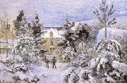 Camille Pissarro Snow scenery oil on canvas